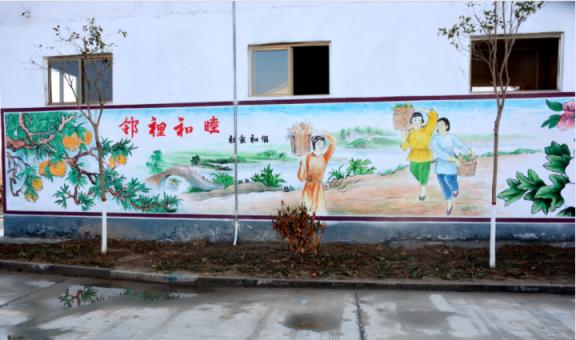 环江乡镇文化墙 乡风文明焕发新活力